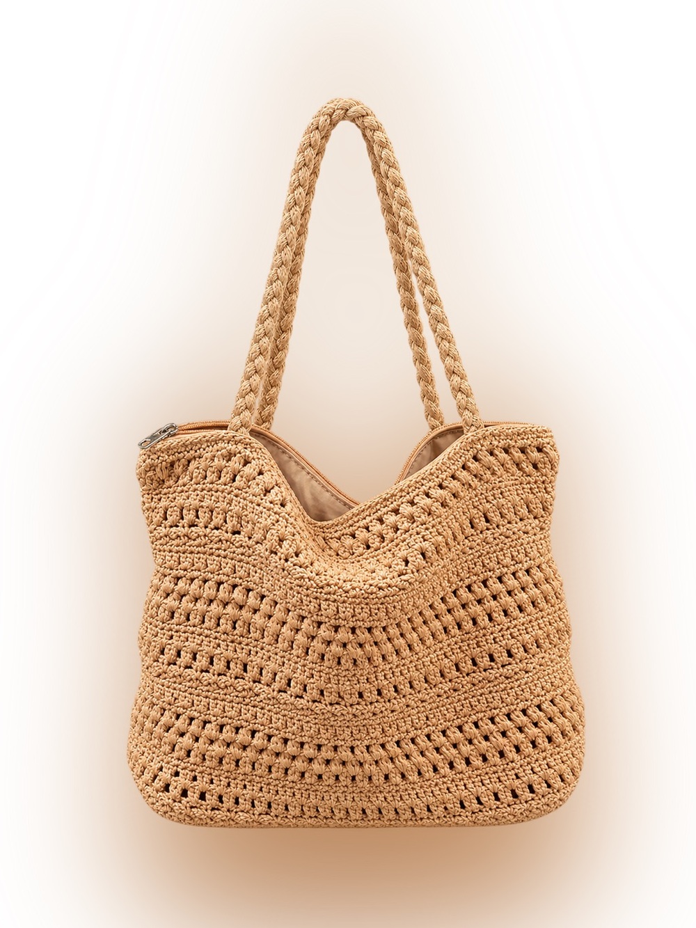 The Sak Woven Crochet Tote - Tan